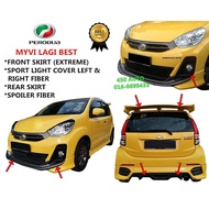 MYVI LAGI BEST EXTREME (SE) FRONT SKIRT / SPORT LIGHT COVER LEFT + RIGHT / REAR SKIRT / SIDE SKIRT /