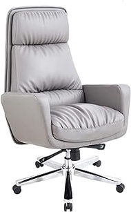 Ergonomic Office Desk Chairs, Executive and Managerial Chair High Back Comfortable Swivel Computer Chair with PU Leather Thick Padded &amp; Armrests for Home, Office, Study lofty ambition