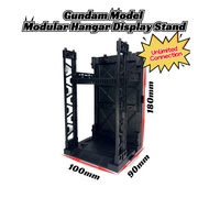 Gundam Model Modular Hangar Display Stand | Expandable Large-Scale Mecha Storage Display Base | 1/60