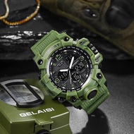 Black Digital Watch for Men Sports Waterproof Outdoor Chronograph Hand Clock G Infantry Shock Student Wristwatch