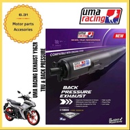 UMA RACING Y16 Y16ZR TRU BACK PRESSERE RACING EXHAUST PIPE EKZOS PIPE RACING UMA