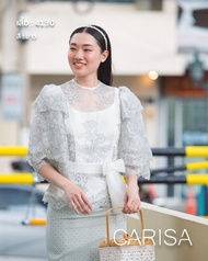 เสื้อลูกไม้สวย เสื้อลูกไม้ผญ Carisa เสื้อลูกไม้ ออกงาน แขนระบาย 3 ชั้นเกรดพรีเมี่ยม [4130]