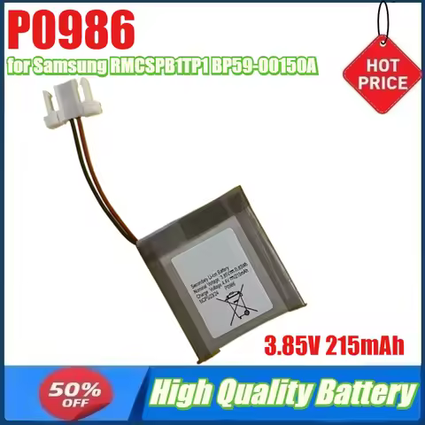 3.85V 215mAh P0986 Battery for Samsung Smart Screen Remote Control Board RMCSPB1TP1 BP59-00150A BN59