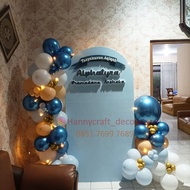 Promo jasa dekorasi balon backdrop styrofoam ulang tahun aqiqah