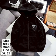 พร้อมส่ง เสื้อฮู้ด Stussy 8ball Hoodie เสื้อสตุสซี่ เสื้อฮู้ดแขนยาว เสื้อแจ็คเก็ตฮู้ด ดีเทลซิปหน้า ใ