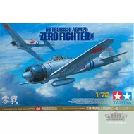Tamiya 1/72 Mitsubishi A6M2b Zero Fighter (ZEKE) No.60780 Aircraft Model Assembled