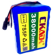 18650Battery Pack29.4V38000mAh 250wWheelchair Electric Bike Lithium-Ion Battery
