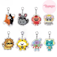 Sandwich CP GMM Q-Version Phuwin Jaidee Acrylic Keychain Backpack Decoration Gift