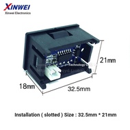 0.28/0.36/0.56 Inch Digital Voltmeter Head Digital Display 30V~120V Two-Wire Two-Wire Three-Wire wit