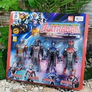 Mainan robot Ultraman Dyna zero set 4pcs anak laki laki