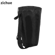 ZICHUE African Drum Carry , 8 Inch Size Black Color Djembe Drum Bag, Waterproof  Cloth Drum Backpack