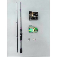 Combo Cần Câu Lure Crocodile Máy Ngang FR200 Có Tiếng DragClick