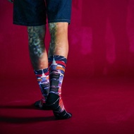 【台北系列】Shining City籃球滑板101潮流印花運動襪