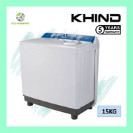 Khind 15KG Semi Auto Washing Machine WM1500