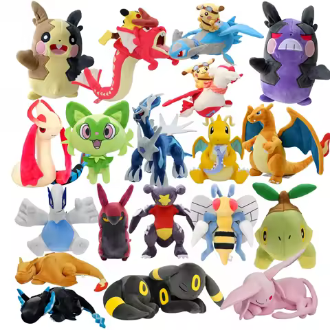 Pokemon Plush Garchomp Morpeko Milotic Mega Dragonite Dialga Stuffed Butterfree Beedrill Weedle Lapr