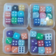 Colorful dice box