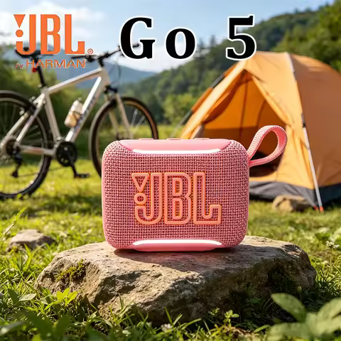 JBL GO5 Gold Brick Five Generation Portable Speaker Colorful Lighting Outdoor Cycling Camping Waterp