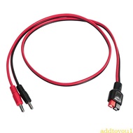 AADT Power Connection Cable Two Slot Plugs to Double Banana Male Connectors 30A 45A Power Cord for S