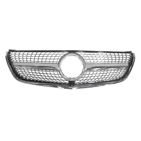 V Class W447 ABS Grill 2020-2023 Diamond Style Front Grill for Mercedes Benz W447 V Class Bumper Gri