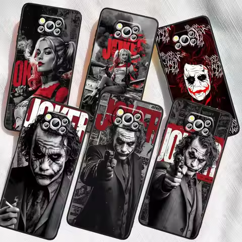 J-Joker H-Harley Q-Quinn Art Phone Case For Xiaomi Mi Poco F3 F4 F5 F6 X3 X4 X5 X6 X7 M3 M4 M5s M5 M