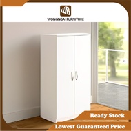 Wongngai Classic 2-Door Wardrobe Cupboard Storage Cabinet