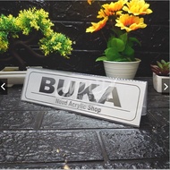 Acrylic Table Name - Name Desk 7x25