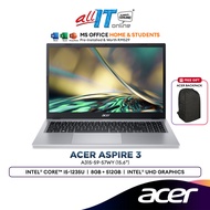Acer Aspire 3 A315-59-57WY 15.6" FHD Laptop (Intel® Core™ i5-1235U | 8GB | 512GB SSD | Intel UHD Graphic | H&amp;S)