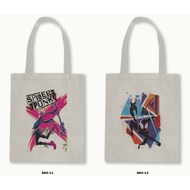 Canvas/blacu Spiderman Zipper Tote Bag - Across The Spider Verse