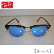 [Original] RayBan RAY BAN CLUBMASTER RB3016 51/21 frame black/blue FLASH mid lens sunglasses