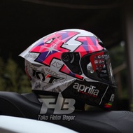 Unik KYT TT Course Espargaro 2021 WHITE repaint Diskon