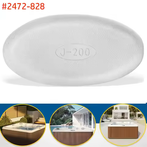 2472-828 Replacement Headrest Pillow for Jacuzzi All J-200 Model Spas Including J-230, J-235, J-245,