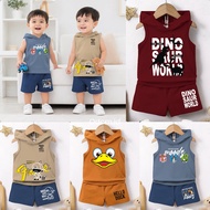 BOYS' HOODIE SUITS BOYS' SINGLETS 1-6 YEARS BABY SUITS (34)