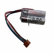 YY 1pce 2ER17500V-R-EH C141105 Battery Pack ER17500V 2 Combination With 4 Hole Plug