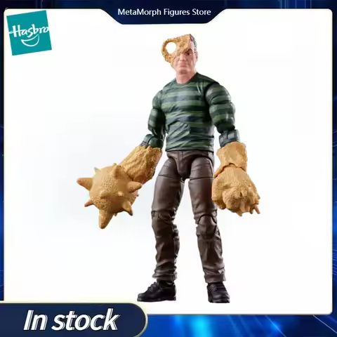 Original Hasbro Marvel Legends Series Spider ManThe Villain Sand Man Action Figures Toys Models Coll