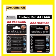 Panasonic Eneloop Pro AA / AAA Rechargeable Battery 1.2V Ni-MH NiMH 2500mAh 950mAh 4 Cells