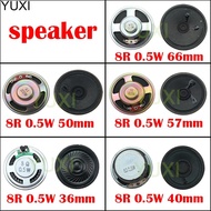 Yuxspeaker 8Ohm 0.5W 36 40 50 57 66 Mm Square Portab Audio