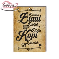 HIASAN DINDING CAFE WALL DECORATION COFFEE CAFE DECORATION 13