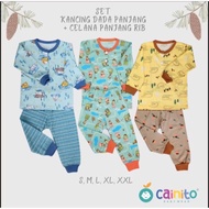 3PCS-CAINITO LONG-SLEEVED MOTIF SET