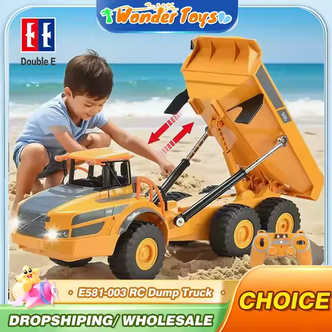 Double E E581-003 Rc Dumper Truck 1/24 A40G Tractor 2.4Ghz Radio Controlled Car Model Engineering Ca