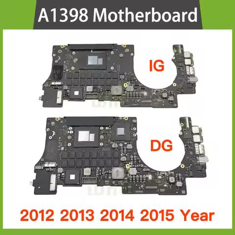 Original A1398 Motherboard For MacBook Pro Retina 15" A1398 Logic Board 8GB/16GB 2012 2013 2014 2015