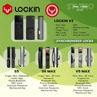 Lockin Digital Lock Veno Plus, X9, SV40, S6 Max, V5max Door Lock, V3 Gate Lock, Smart, Secure, 2 Yea