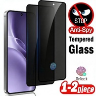 1-2PCS Anti Spy Privacy Glass Film For Lava Bold Blaze N1 Pro 5G 4G Nxt Phone Black Edge Screen Prot