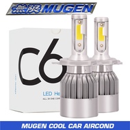 C6  Headlight COD LED H1 H3 H4 H7 H11 9005 9006 Fog Light Bulb Fog Lamp H7 2pcs