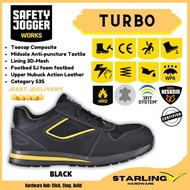 Safety Jogger Turbo S3S Black Low-Cut Safety Shoe