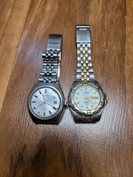 (數十年唔知價，自出價高者得)  星辰CITIZEN"WING SPORT 100M"潛水錶等2隻等3隻