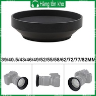 WIN 39mm 40 5mm 43 46 49 52 55 58 62 72mm Aluminum Alloy Metal Wide Angle Lens Hood