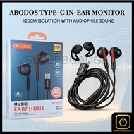 Abodos Super Bass Type-C Wired Earphone Abodos High Quality USB-C Wired Earbuds Abodos Pro Sound Typ