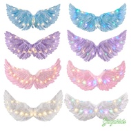 Angel Children Feather Wings Props Stage Halloween Wings Props White Angel Feather Wing Clothing Ang