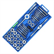 Thread Cutting Kit 40Pcs Metric Tap Die Set with Plastic Shell Thread Cutting Kit (Small Frame) Inje