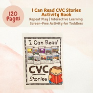 (SG SELLER) I Can Read CVC Stories Phonics English Activity Book 120 pages